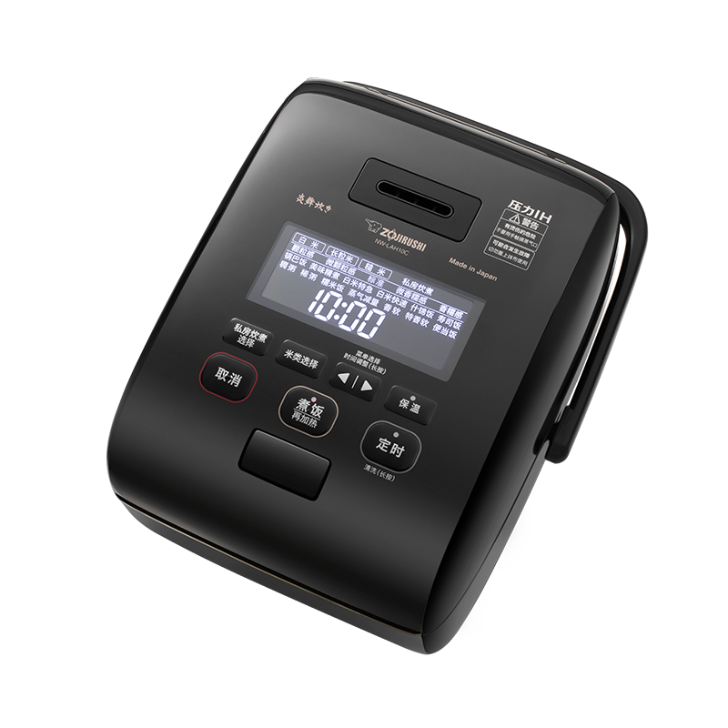 象印电饭煲 日本进口 3L电饭锅 压力电饭煲 贵铂涂层 IH电磁加热 NW-LAH10C  黑色  