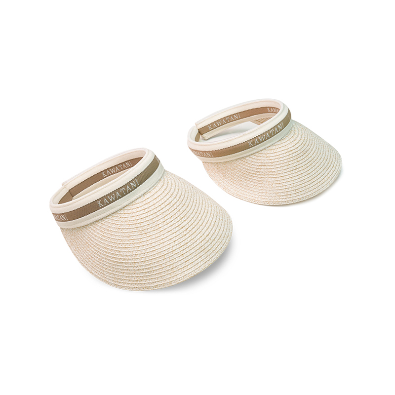 KAWATANI发箍防晒帽（亲子款）草本色/米白色  成人米白色  