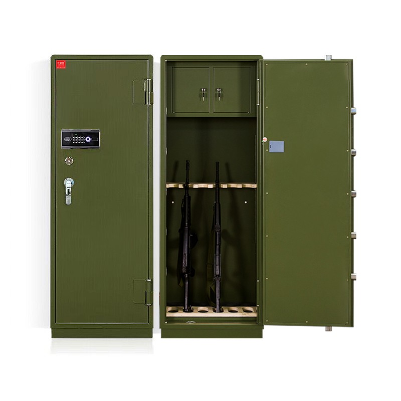 仕必得（SHIBIDE)加厚指纹智能柜密码锁钢制保管柜存储柜存放柜保管柜加厚带滑轮 密码锁 装备柜器材柜  军绿色  
