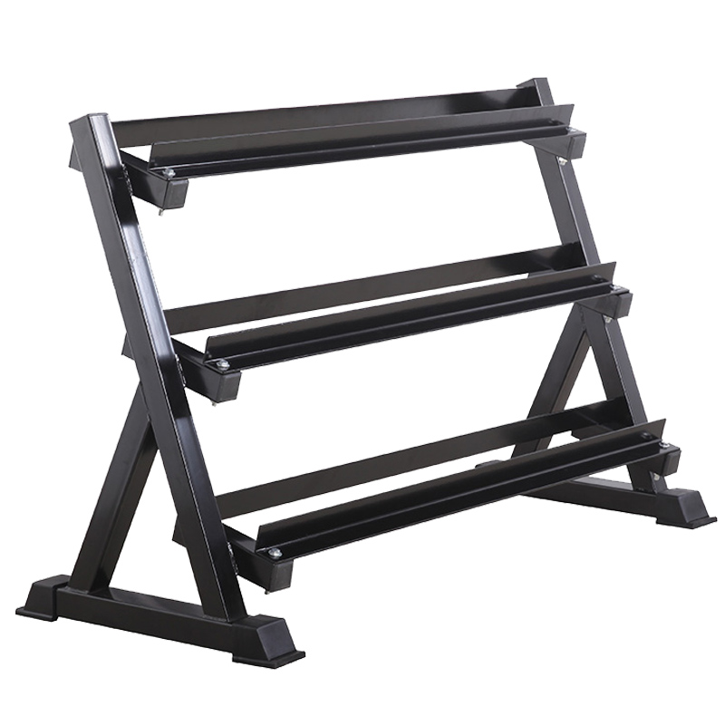 力动（RIDO） 综合训练器力量辅助架家用商用企业单位健身房健身器材专业三层哑铃架RD300（不含哑铃）  黑色  