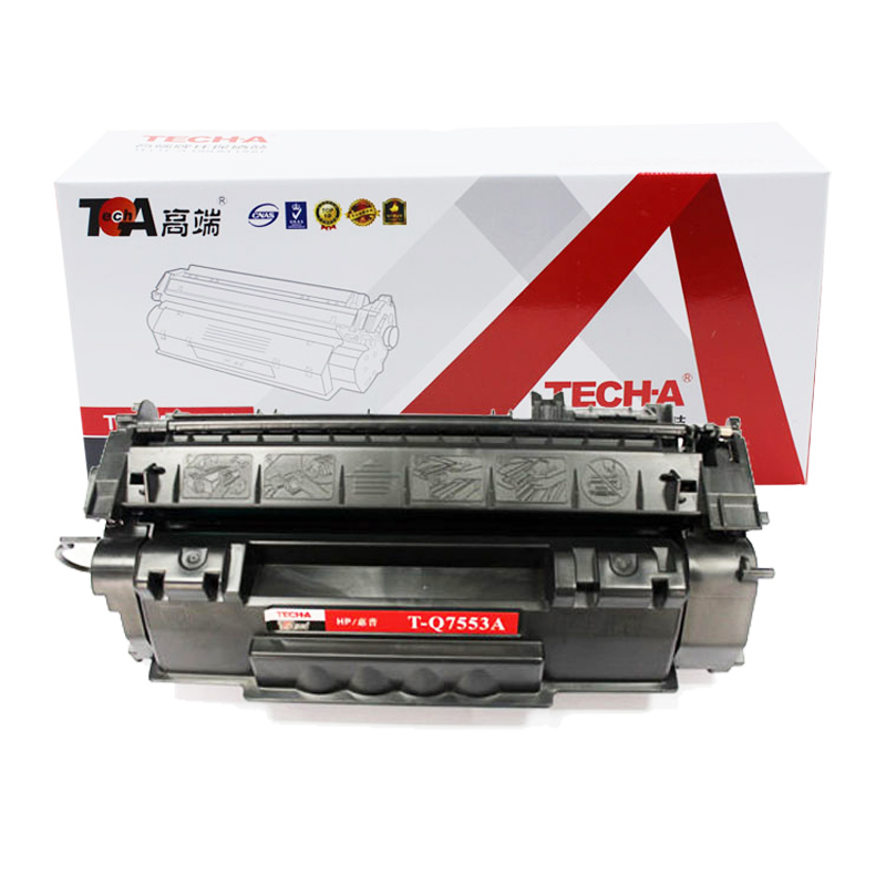高端（TECH-A）T-Q7553A硒鼓适用惠普53A P2014打印机P2015DN墨盒HP2015碳粉  黑色  
