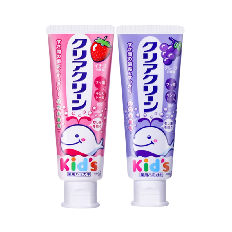 花王儿童牙膏草莓70g+葡萄70g  花王儿童牙膏草莓+葡萄  