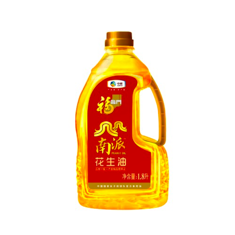 福临门南派花生油1.8升（压榨一级）单位：瓶 黄色