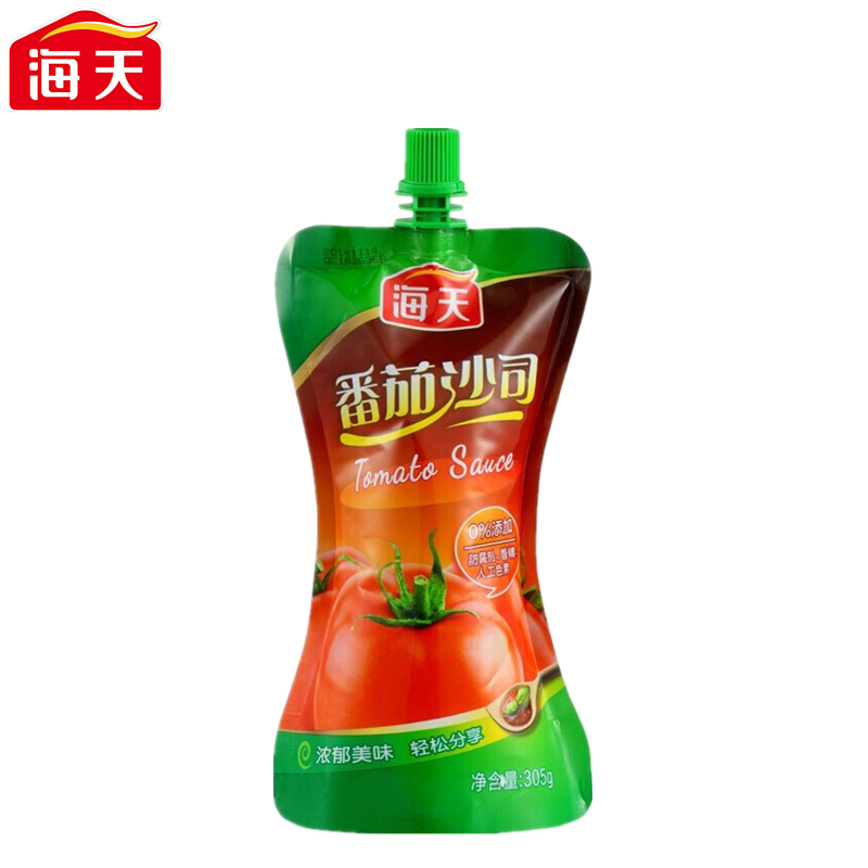 海天番茄沙司(茄汁)305g（中华老字号）（单位：袋） 305g