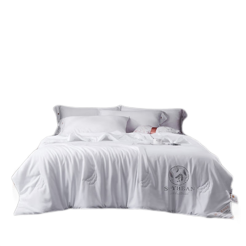 唐纳家纺 IDONNA 大豆蛋白美肤被-夏被  TN-SAQ21030规  格:200&times;230cm/1500g白色  白色  