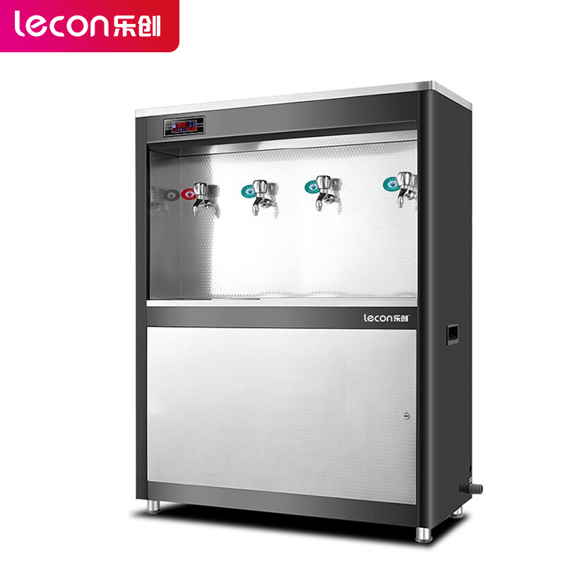 乐创（lecon）商用开水器 学校公司工厂大型不锈钢饮水机 柜式一开三温 LC-J-ZY01  黑色  