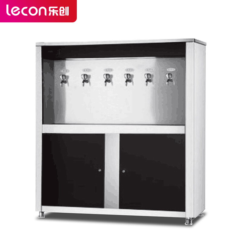 乐创（lecon）商用开水器 学校公司大型不锈钢饮水机 柜式一开五温 LC-J-KS6G  银色  