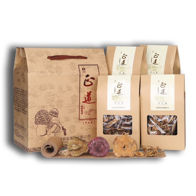 正道和丰野生菌四件套320克 卡其色