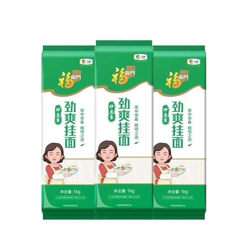 福临门劲爽挂面1kg*3包  .  