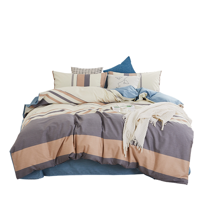 恒源祥全棉四件套H4YH15 200*230cm（单位：套） 线条