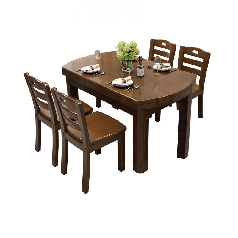 餐桌椅 班奇盾  1.38米一桌4椅 标准款  棕色  