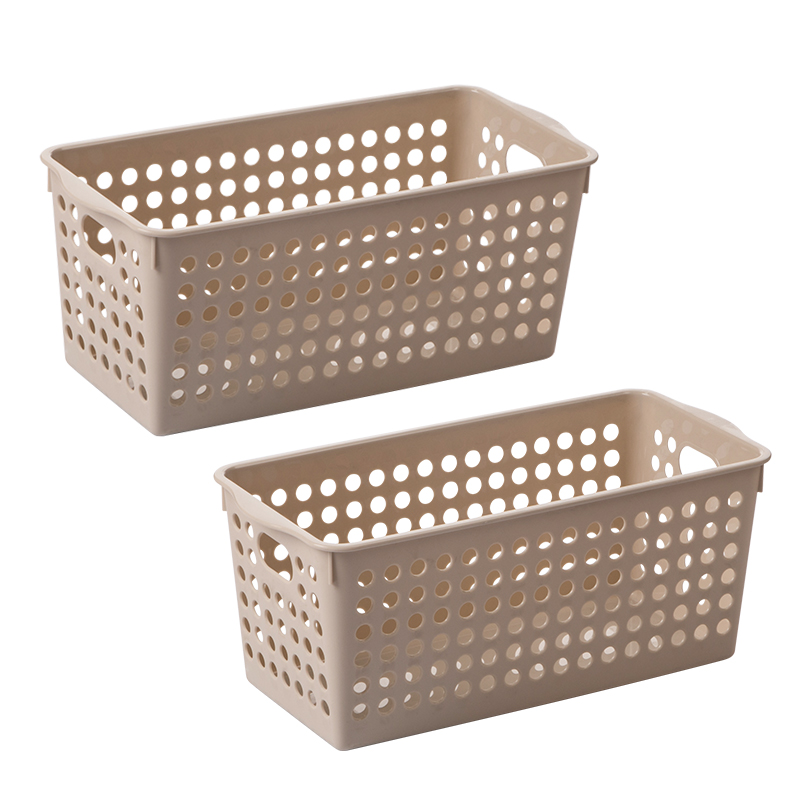 茶花圆点收纳筐-S 2898*2  随机  