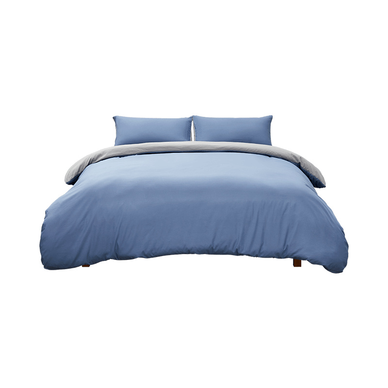 8H Clean咖啡纱暖绒抗菌四件套 JK  1.5米床四件套 莫兰迪兰  