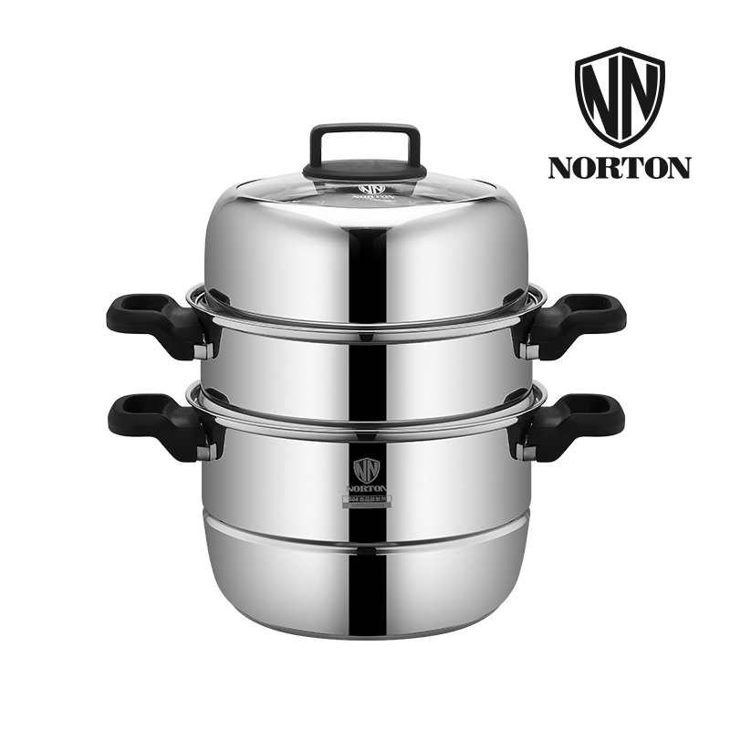 NORTON 米德多用蒸锅2ZMD030(单位：套)  不锈钢色  