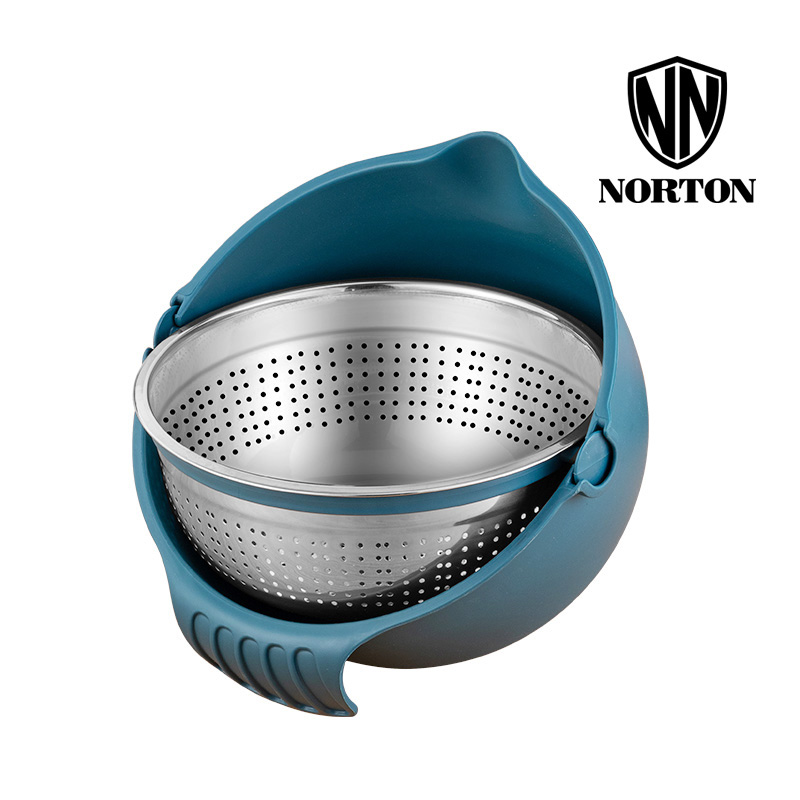 NORTON 智巧多功能组合盆5GZQ008(单位：套) 不锈钢色