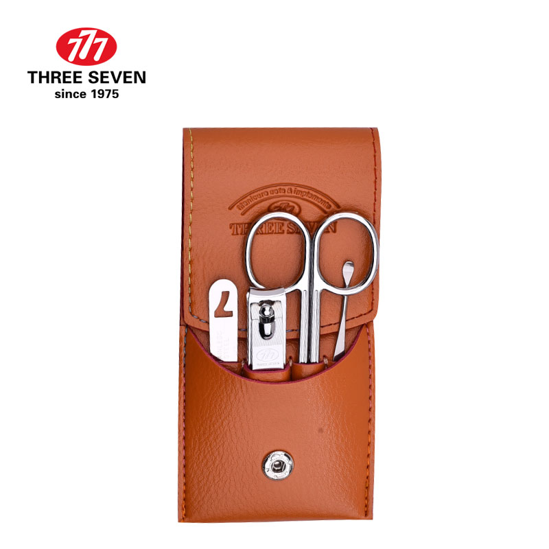 THREE SEVEN（777） 修容美护指甲剪套装 4件套 TSM-712（单位：套 ） 黄色