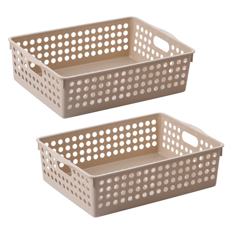 茶花圆点收纳筐-L（四份装）2896*4个/组 随机