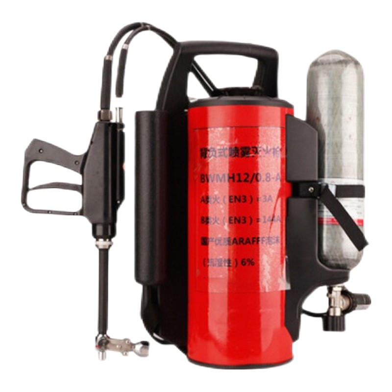 奋进者（ FENJINZHE）12L背负式灭火机水枪森林消I防灭火器 背负式高压细水雾灭火器  红色  