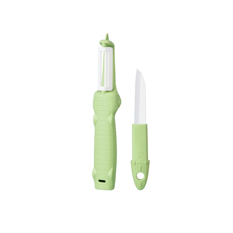 美瓷（MYCERA） 鳄鱼系列陶瓷水果刀两件套EYF（单位:套） 绿色