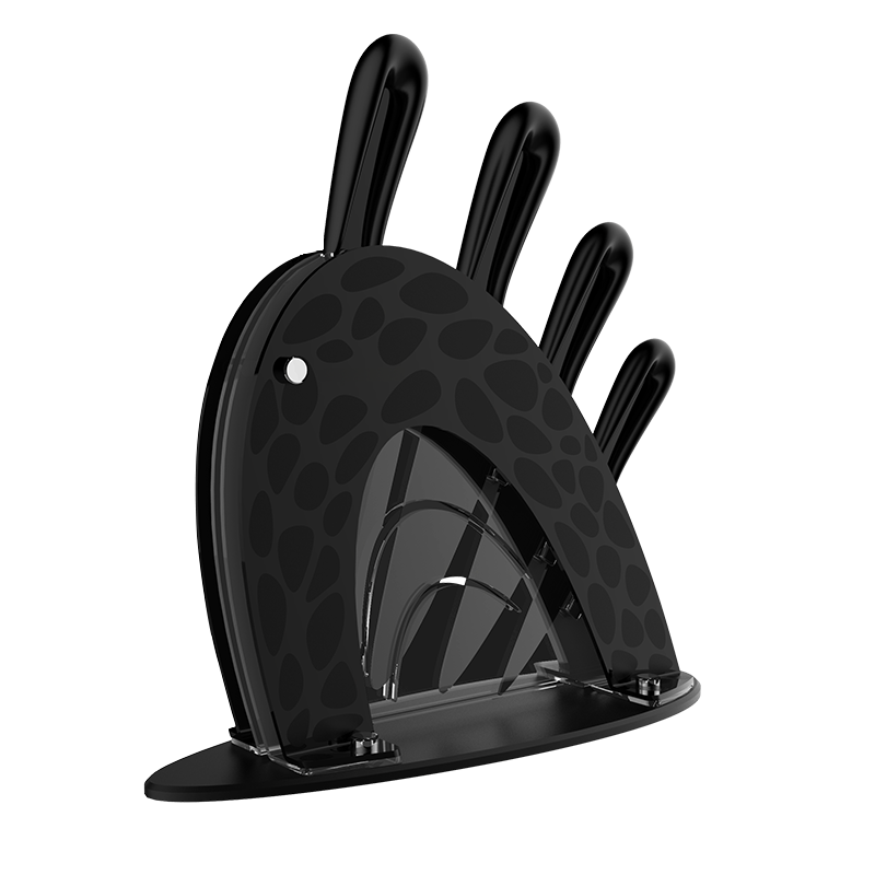 美瓷（mycera）一体U系列陶瓷套装刀五件套TU01（单位：套） 黑色