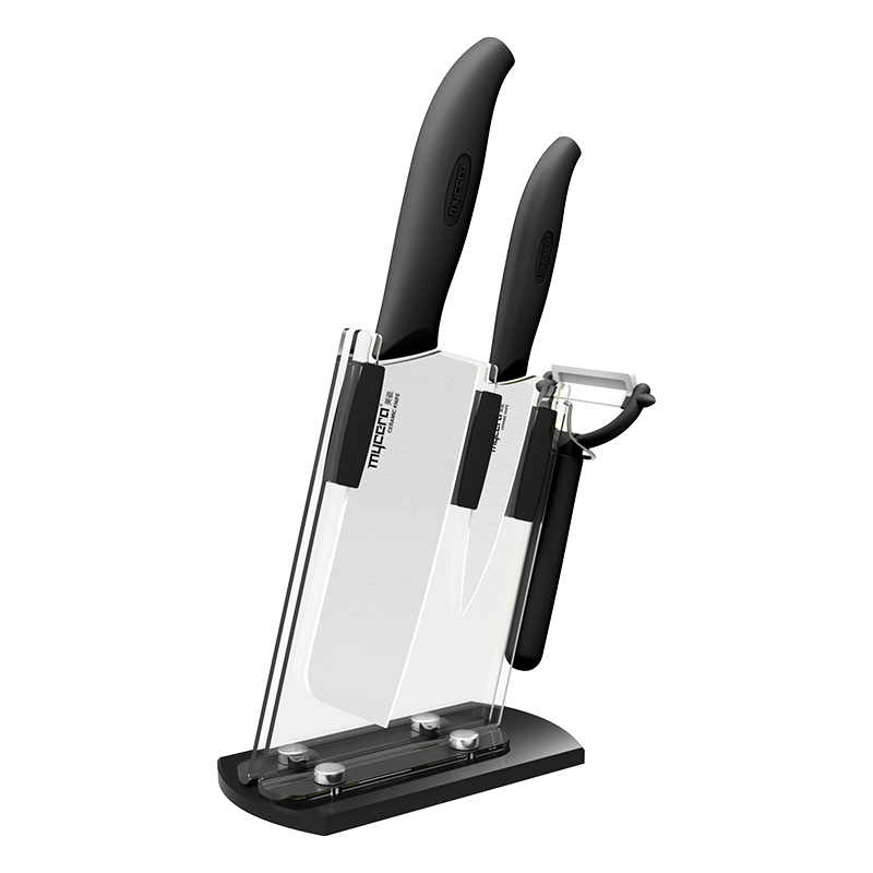 美瓷（mycera）经典系列陶瓷刀四件套TE01B（单位：套） 黑色