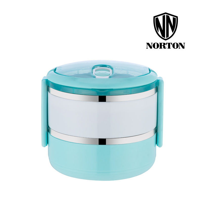 NORTON 格兰德二层饭盒5GGLD1400（单位：套）  蓝色  