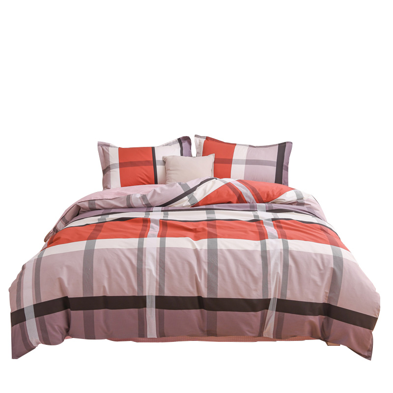 無印良品&ldquo;珍品&rdquo; 斜纹棉四件套 MJ-T2020-3 红色