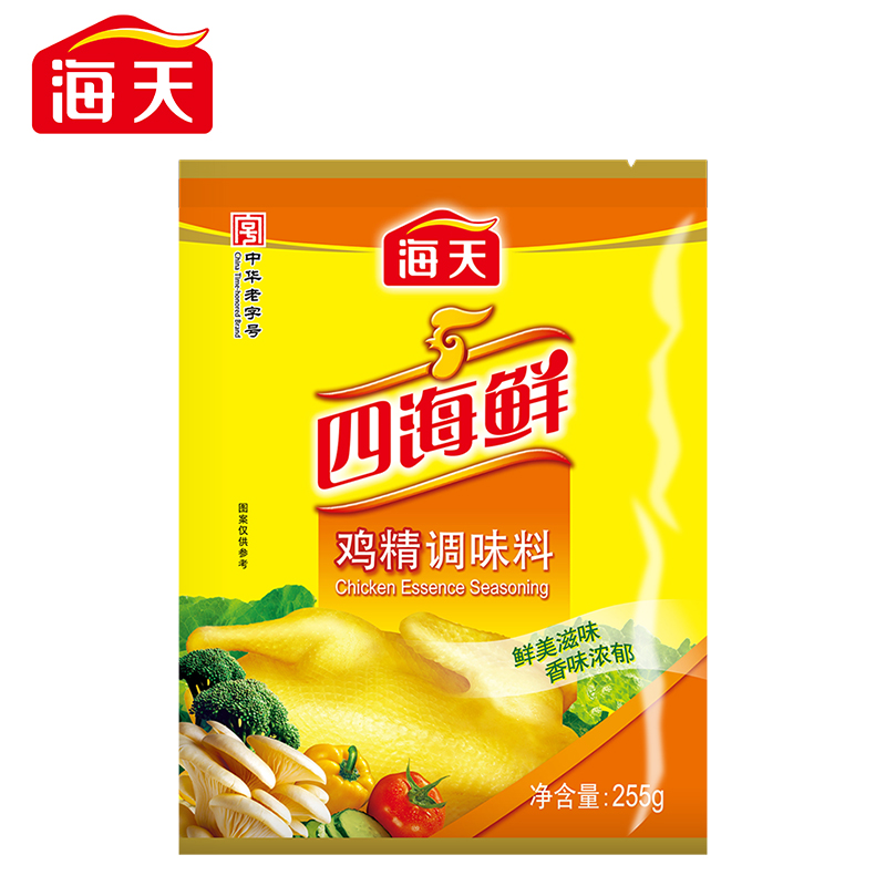 海天四海鲜鸡精255g（中华老字号） 袋 黄色