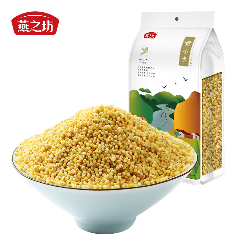 燕之坊黄小米1kg（单位：袋）  黄色  