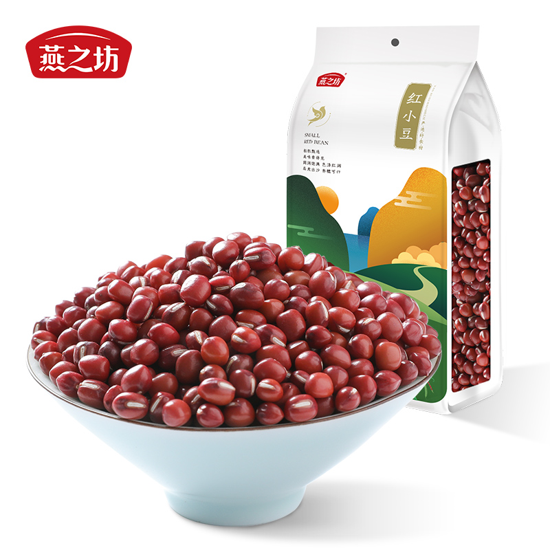 燕之坊红小豆1kg  红色  