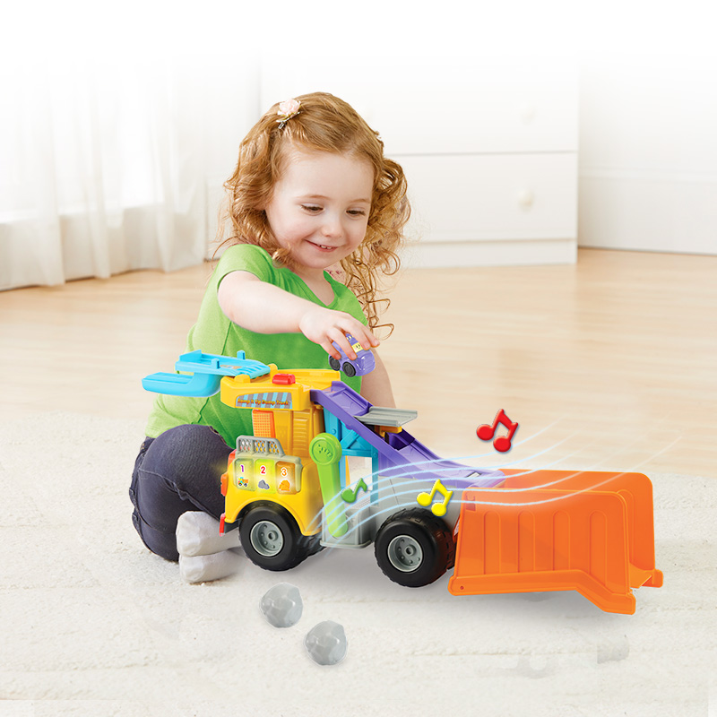 伟易达神奇轨道车 2合1变形翻斗车80-535118  图色  