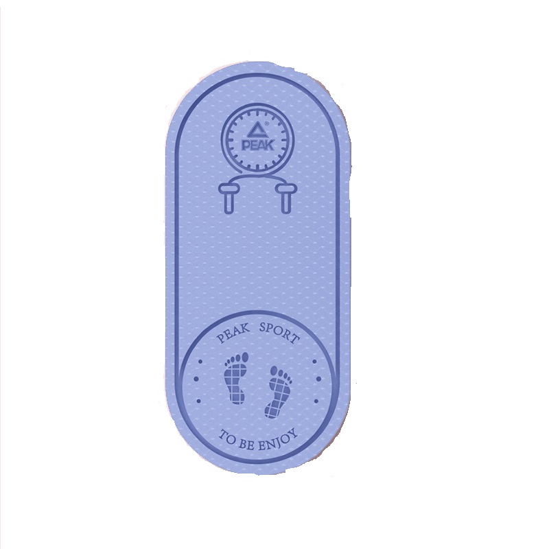 匹克（PEAK）跳绳垫 室内TPE垫子跳操垫舞蹈垫男女款专业运动隔音减震家用防滑地垫 蓝色  液太天河  