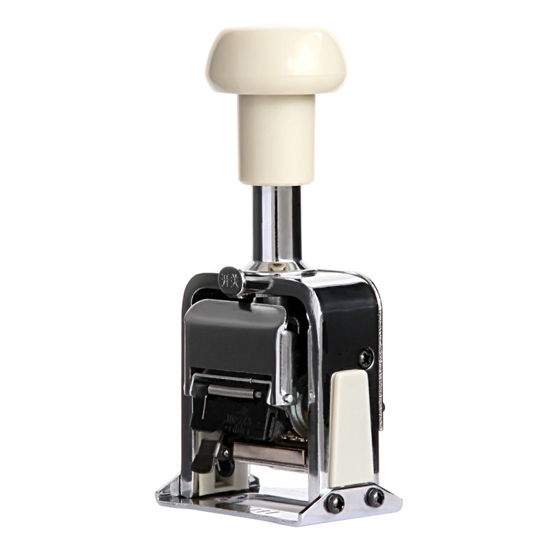 得力(deli) 7506 1 六位自动号码机 白色（单位：台）