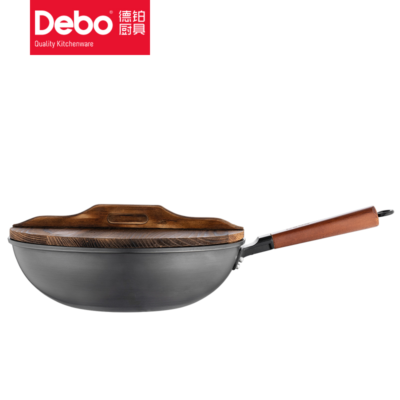 Debo（德铂）彼特炒锅 32cm  DEP-707（单位：个）  黑色  