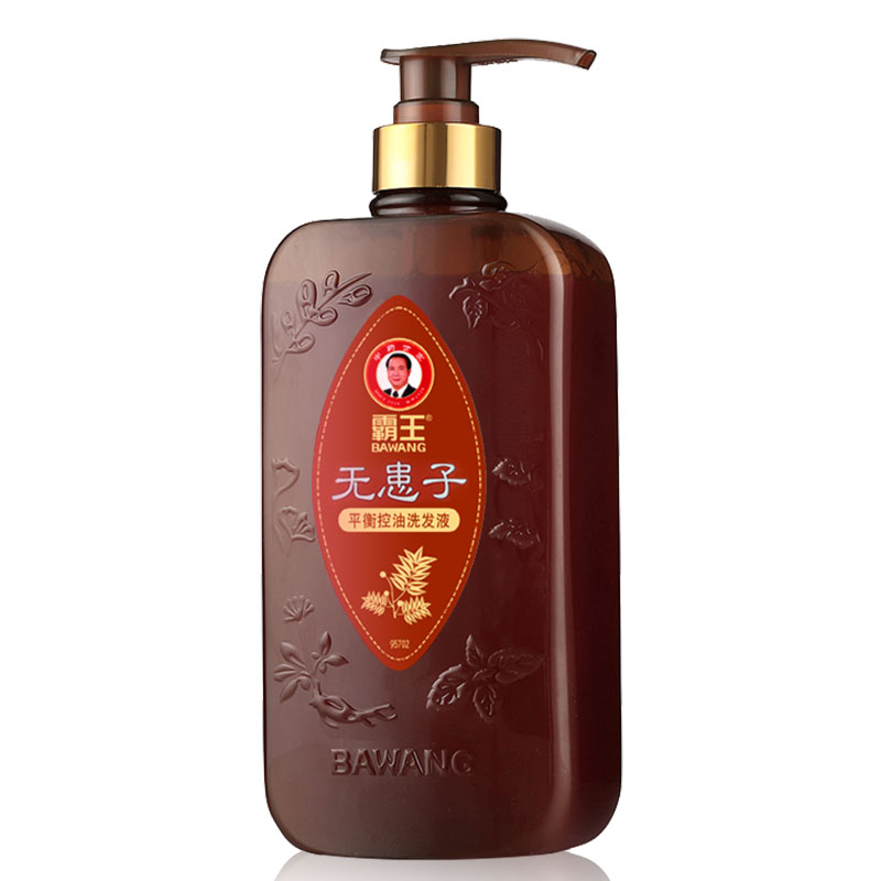 霸王（BAWANG）无患子平衡控油洗发液10101022008 750ml（单位：瓶） 褐色