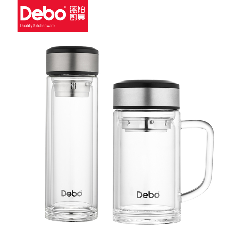 德铂（Debo）汉纳斯 套装杯 0.32+0.36L  DEP-743（单位：套） 无色