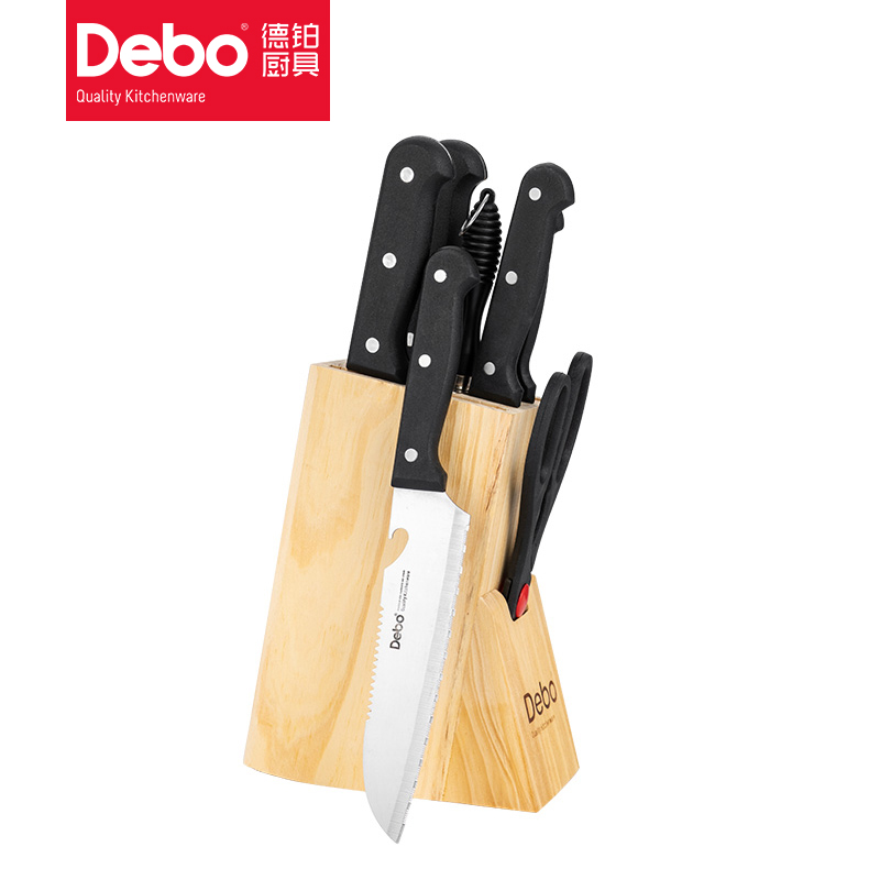 Debo（德铂）恩斯贝格套装刀具 8件套 DEP-62 （单位：套）  黑色  
