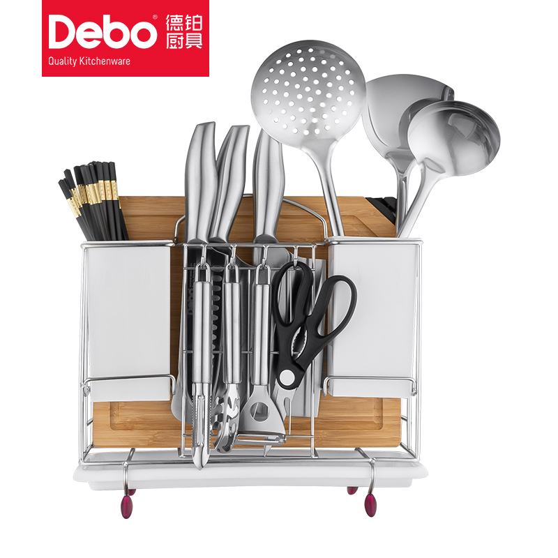 Debo（德铂）西弗勒斯 厨房用具 25件套 DEP-749（单位：套） 不锈钢色