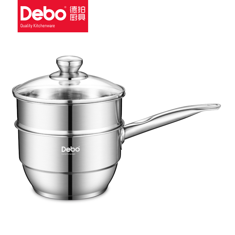 Debo（德铂）卡贝尔多用锅18cm DEP-506 （单位：个）  不锈钢色  