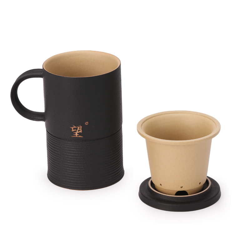 万仟堂（Edenus） 望杯 500ml 望杯 黑色（单位：个）