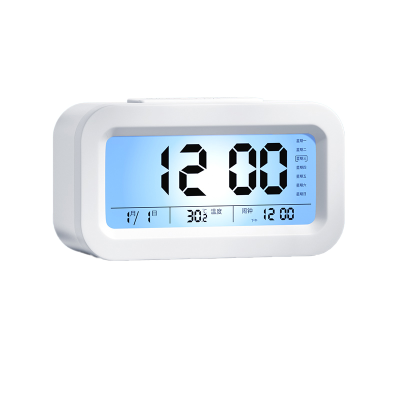机乐堂多功能闹钟（充电版）JR-CY406（单位：个） 白色
