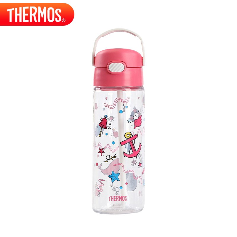 膳魔师Tritan吸管杯BBSD-600;BO  粉色  