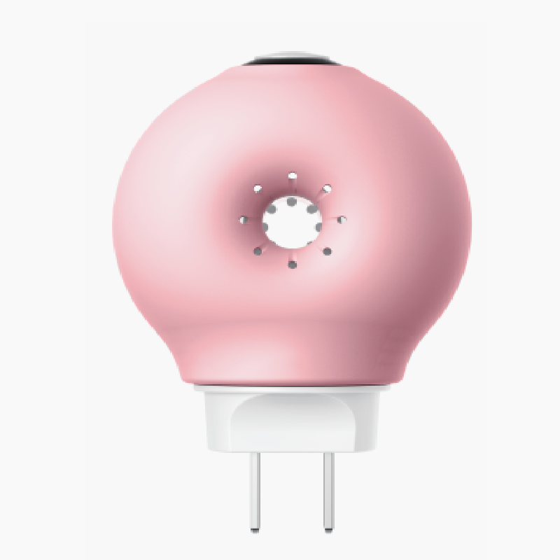 机乐堂 电热蚊香液加热器（甜甜圈）（配一瓶蚊香液）JR-CY455（单位：个） 粉色