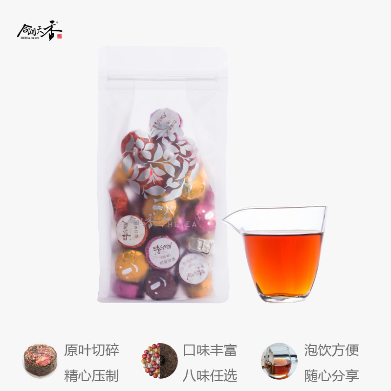 迷你沱八种口味混合趣味装200g  本白色  
