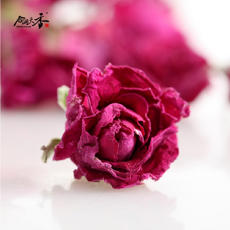 合润天香玫瑰花茶铁罐装  佳人粉  