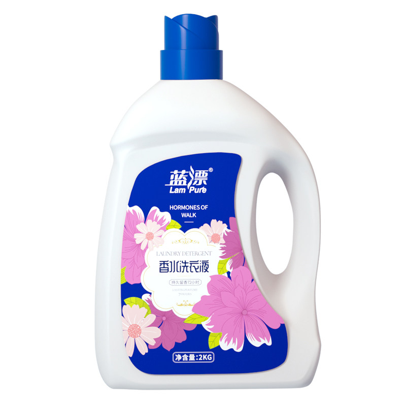 LP-361787蓝漂香水洗衣液2kg-1瓶  蓝色  