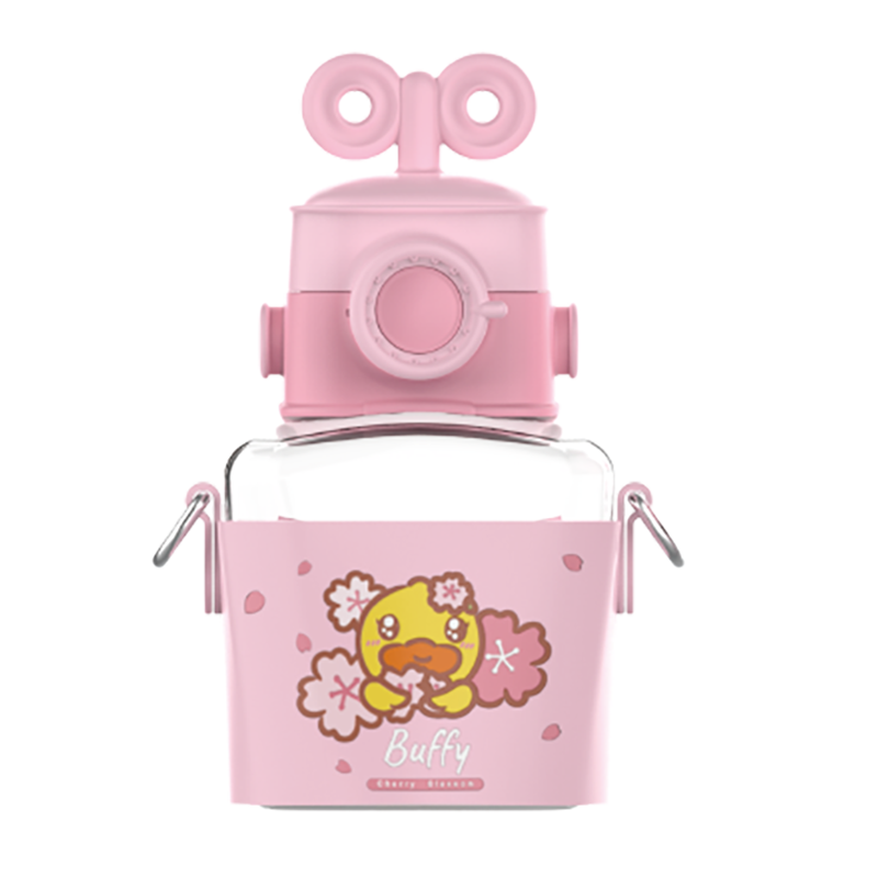 FACE&times;B.DUCK鸭鸭造型相机杯（含杯套）BD-KP65A  粉色  