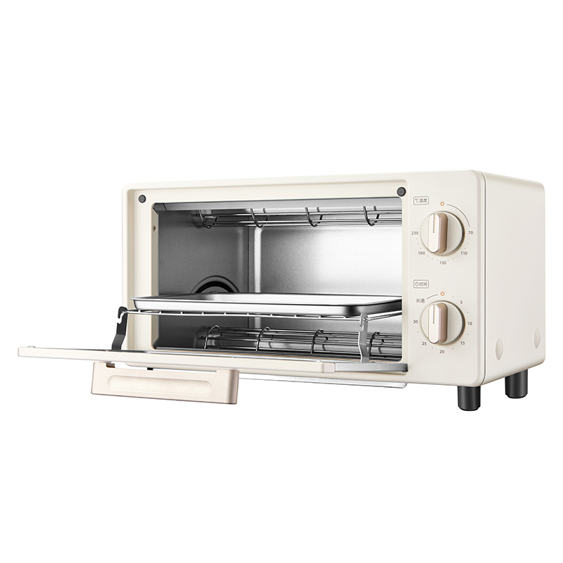 东芝（TOSHIBA）ET-VD6100电烤箱 家用多功能迷你小烤箱 10升  钢琴白  