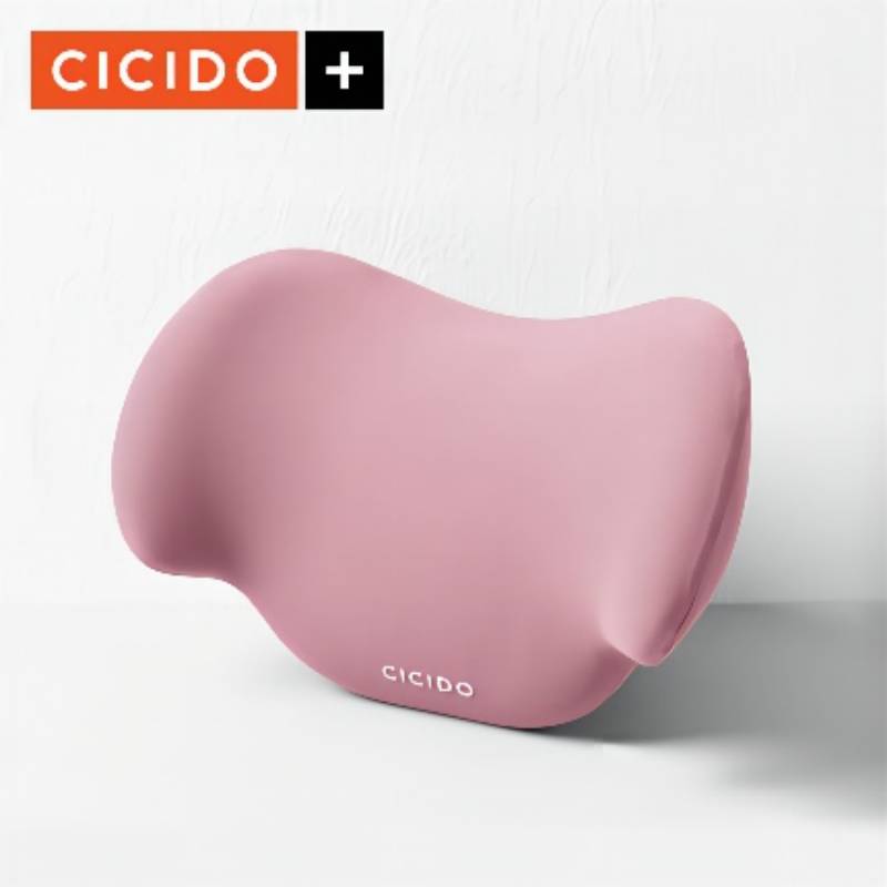 CICIDO【创新技术】不变形车用头枕汽车护颈枕车载座椅头靠枕脖子 SS0126  粉色  