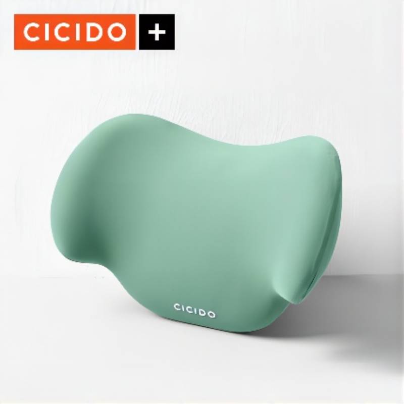 CICIDO【创新技术】不变形车用头枕汽车护颈枕车载座椅头靠枕脖子 SS0126  灰绿色  